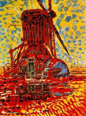 Artwork Title: Windmill in the Sun