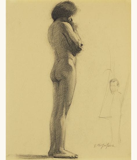 Artwork Title: Standing Nude