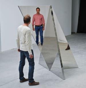 Artwork Title: Geometric Mirror H