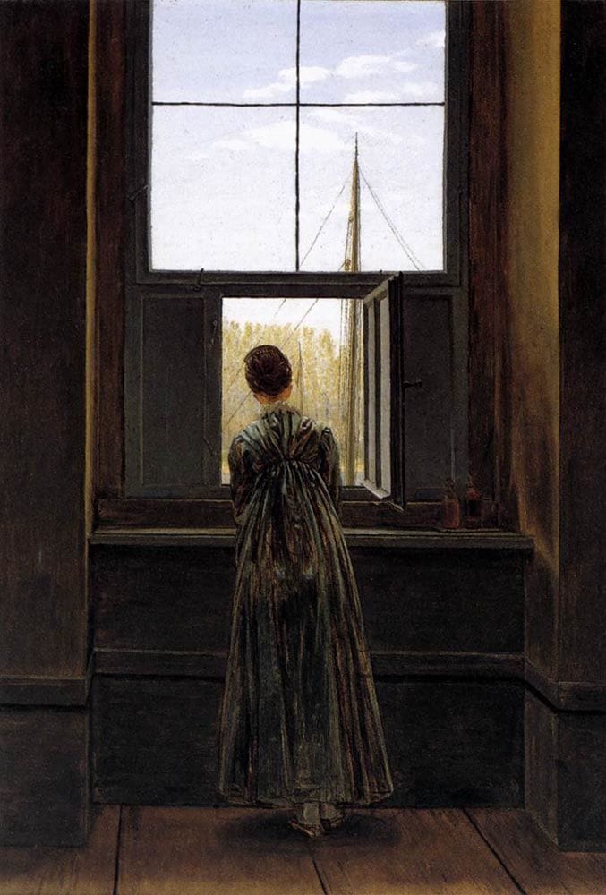 Artwork Title: Woman At A Window