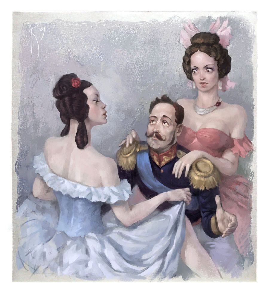 Artwork Title: Tsar And Girls