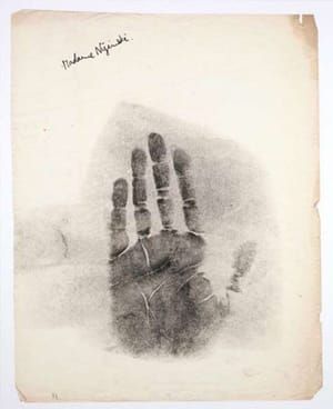 Artwork Title: Handprint of Madame Nijinski from Charlotte Wolff (1930s)
