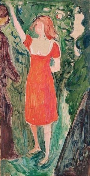Artwork Title: Woman in a Red Dress