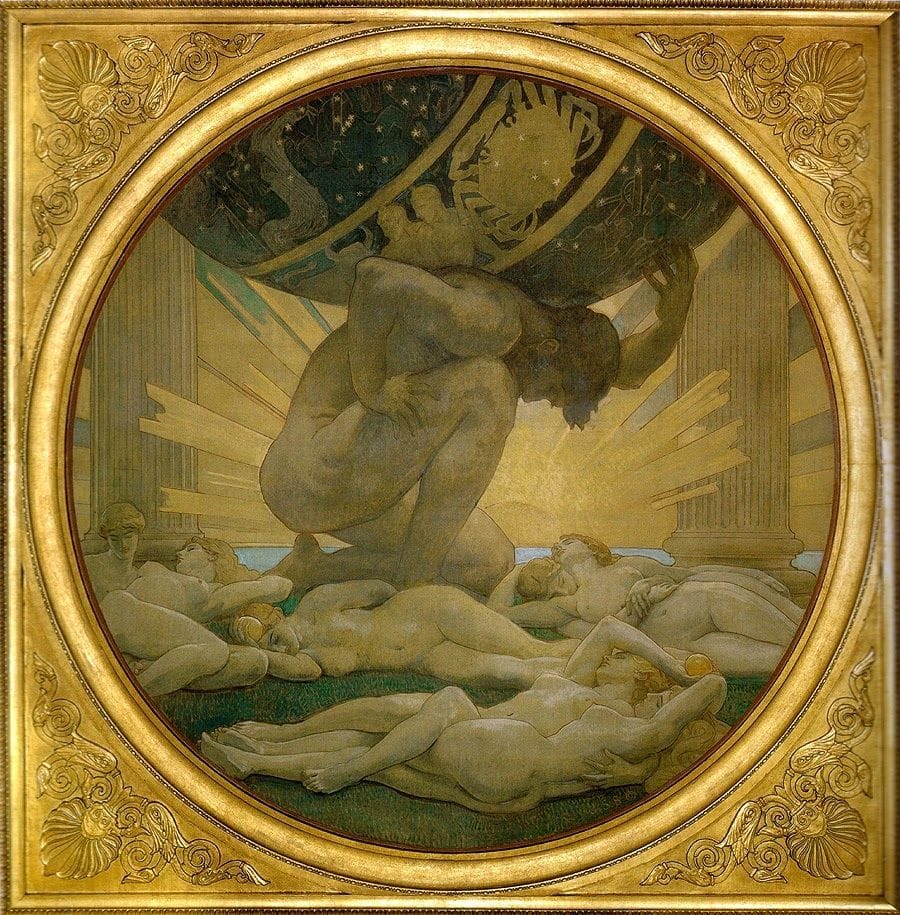 Artwork Title: Atlas and the Hesperides