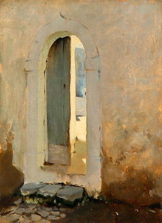 Artwork Title: Open doorway, Morocco