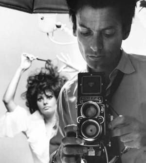 Artwork Title: Self-portrait in Mirror While Photographing Sophia Loren, New York City