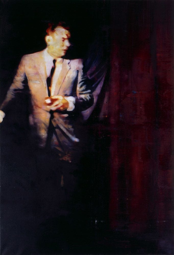 Artwork Title: Man With Curtain