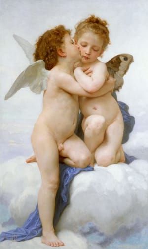Artwork Title: L'Amour et Psyché, enfants (Cupid and Psyche as Children)