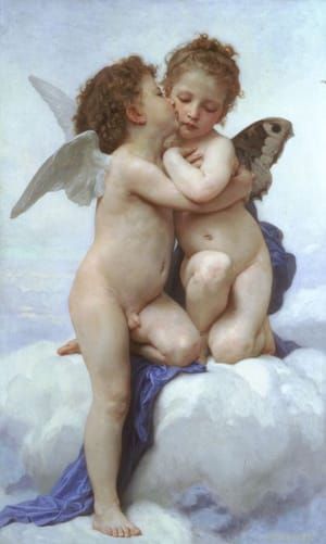 Artwork Title: L'Amour et Psyché, enfants (Cupid and Psyche as Children)