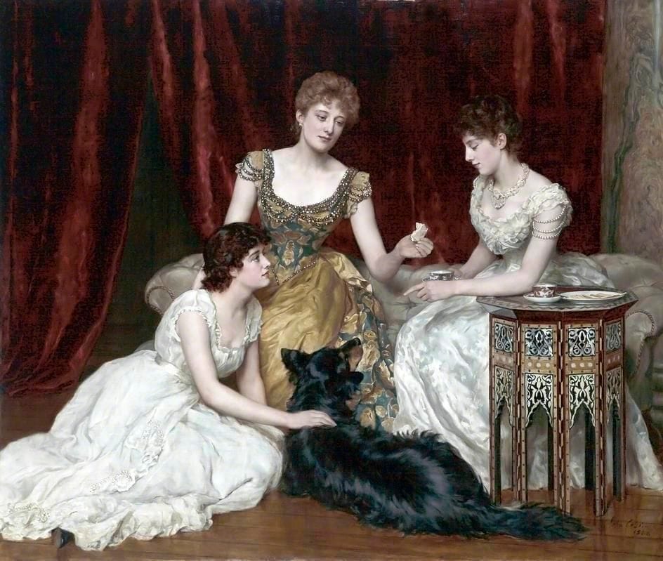 Artwork Title: Three Daughters of William Reed