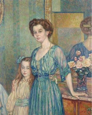 Artwork Title: Madame Von Bodenhausen with her daughter Luli