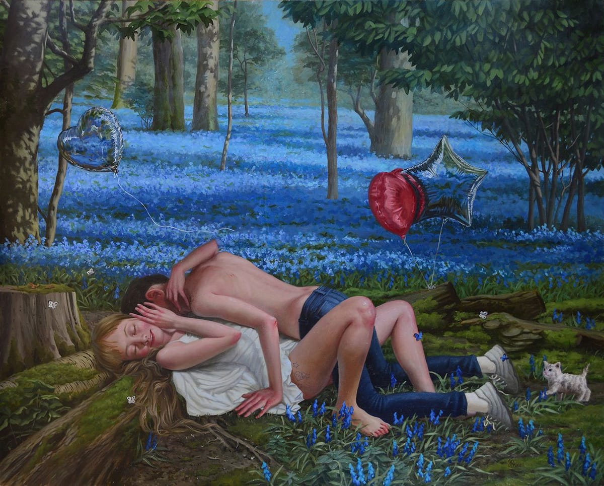 Artwork Title: Little Death In The Bluebells Grove