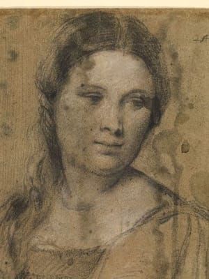 Artwork Title: Study Of A Young Woman