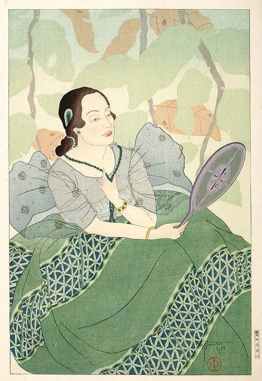 Artwork Title: Portrait of a Chamorrow Woman, green