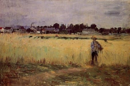 Artwork Title: In The Wheat Fields At Gennevilliers