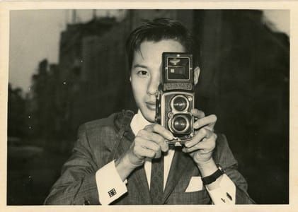 Artwork Title: Fan Ho with his Rolleiflex 3.5 A (type K4A) camera