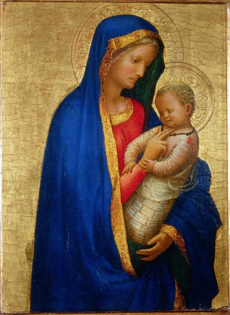 Artwork Title: Madonna and Child Enthroned