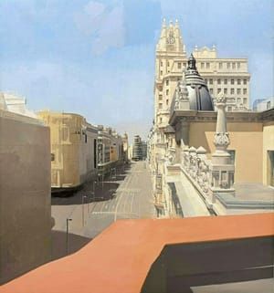 Artwork Title: Gran Via August 1, forty-five hours
