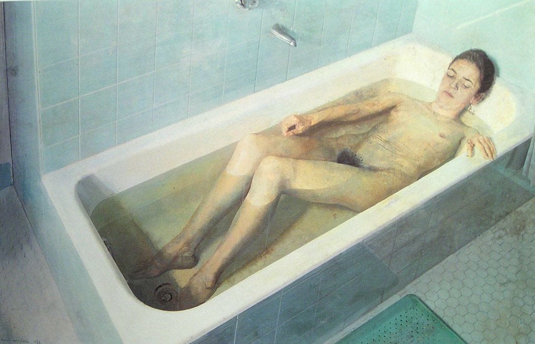 Artwork Title: Woman in the Bathtub