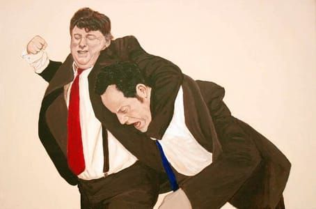 Artwork Title: Corporate Fight Club: Mark-to-market