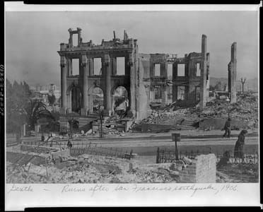 Artwork Title: Ruins after San Francisco Earthquake