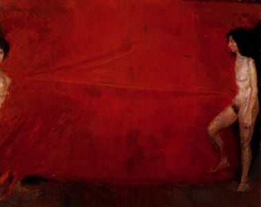 Artwork Title: Large Study in Cadmium Red
