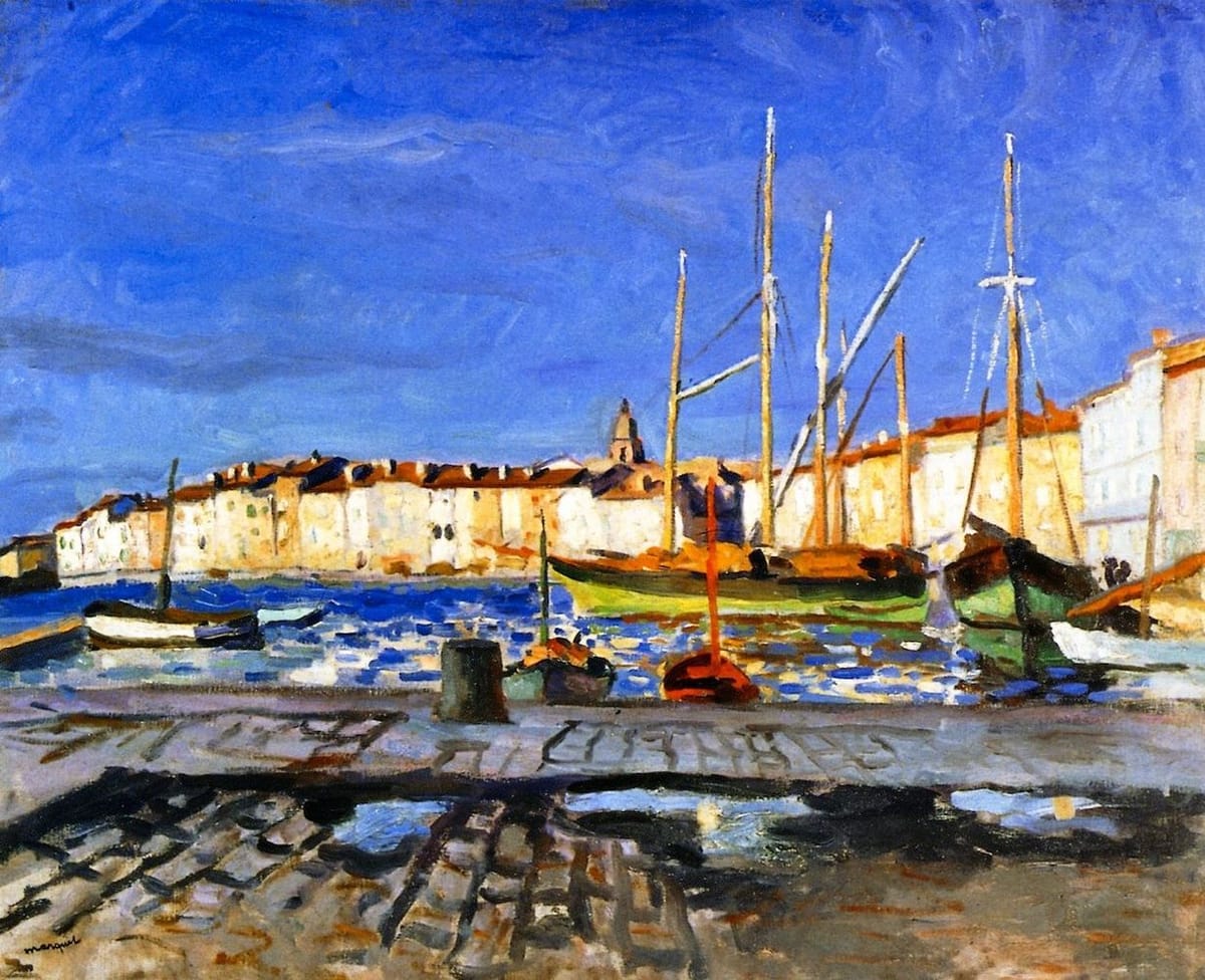 Artwork Title: The port of Saint Tropez