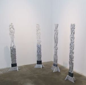Artwork Title: Silver Totems