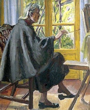 Artwork Title: Vanessa Bell, Painting at La Souco