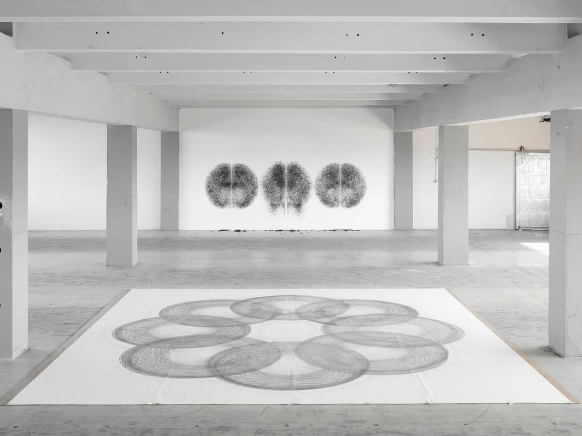 Artwork Title: Exhibition View: 8 Circles & Unison Symmetry Standing