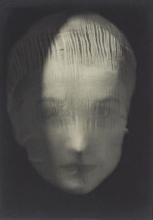 Artwork Title: Veiled Woman, Frontal Portrait