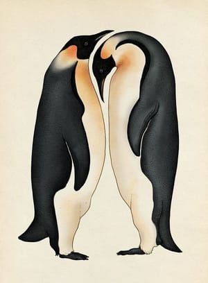 Artwork Title: Animalium – Penguins