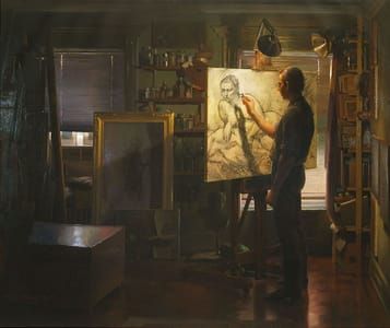 Artwork Title: Grimaldi In Studio