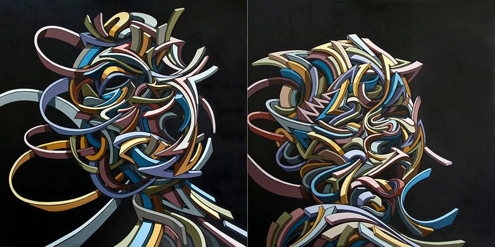Artwork Title: Onde de Choc (Diptych)