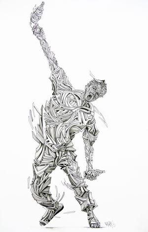 Artwork Title: Riot