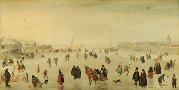 Artwork Title: A Scene On The Ice