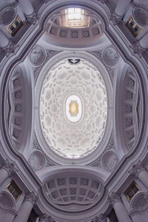 Artwork Title: The Ceiling of the Church of San Carlo alle Quattro Fontane
