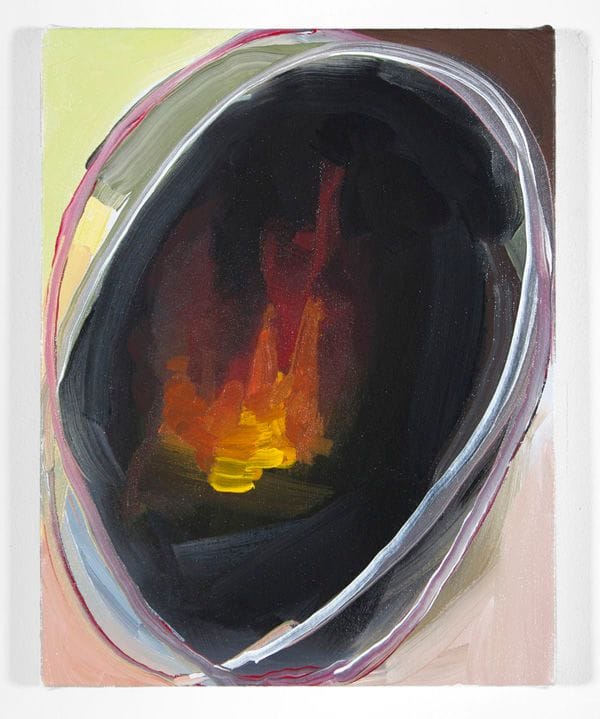 Artwork Title: Mirror with fire