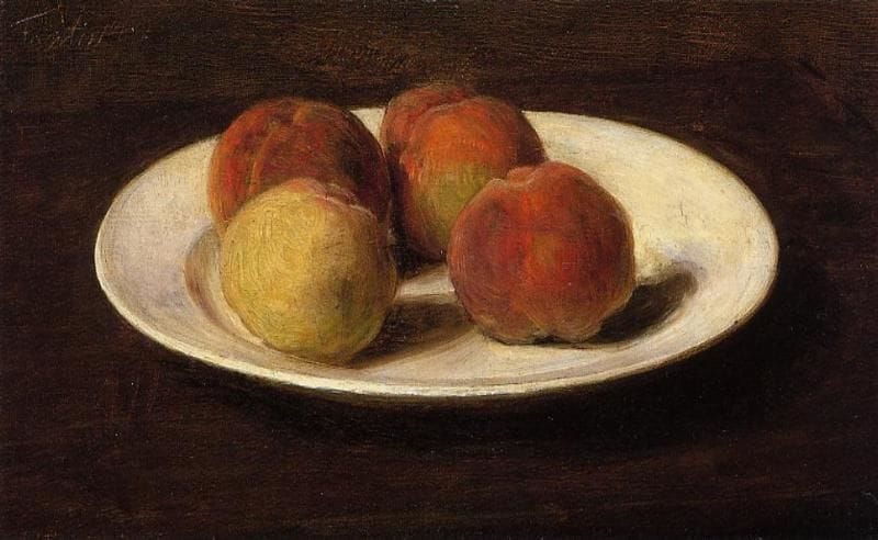 Artwork Title: Still Life of Four Peaches