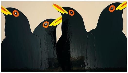 Artwork Title: Blackbirds