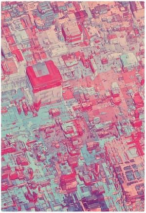 Artwork Title: Pixel City