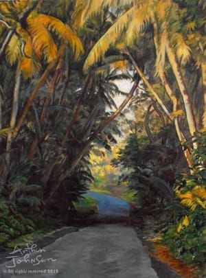 Artwork Title: Red Road Near Opihikao