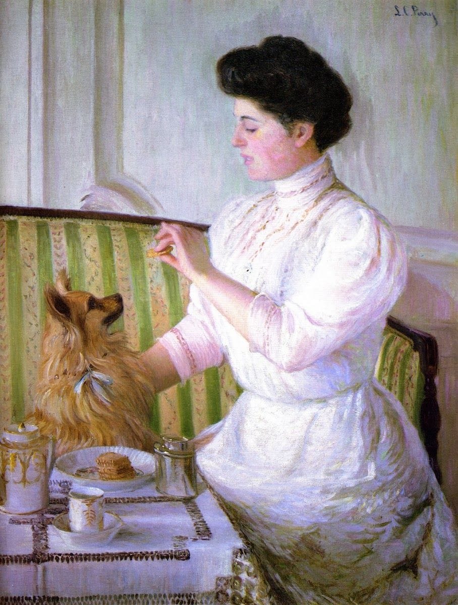 Artwork Title: Lady at the Tea Table