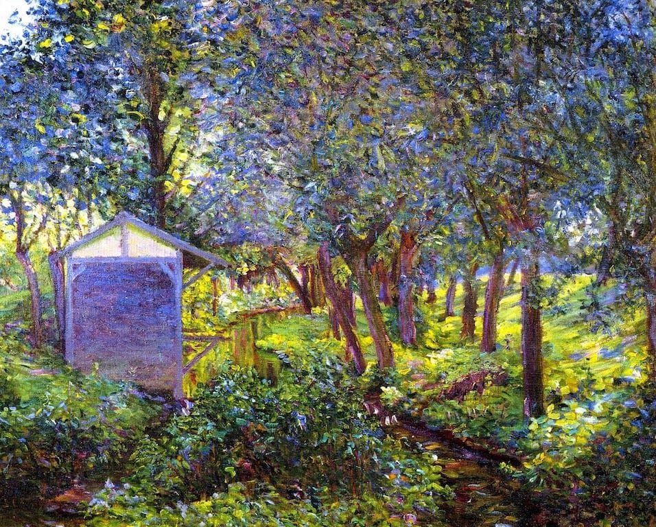 Artwork Title: Giverny Landscape, in Monet's Garden