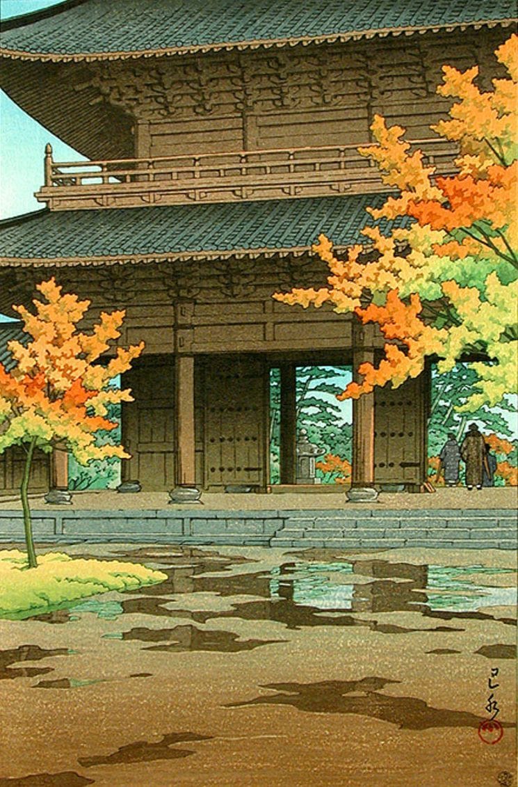 Artwork Title: Nanzenji Temple in Autumn