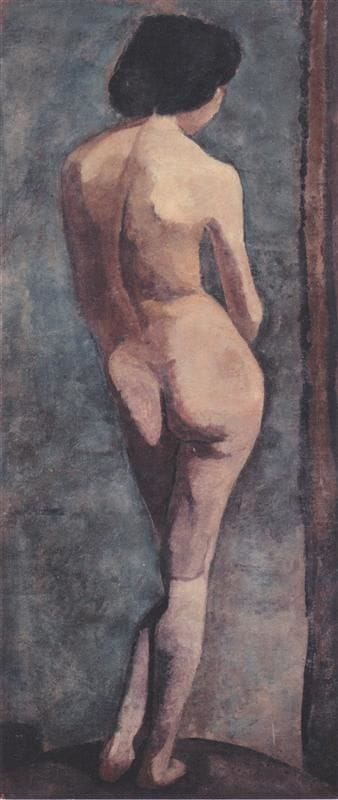 Artwork Title: Standing Female Nude