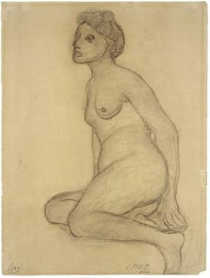 Artwork Title: Seated Female Nude