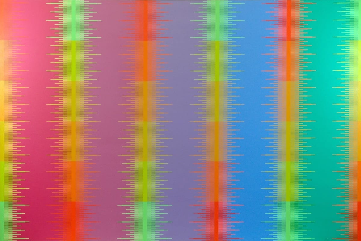 Artwork Title: Spectral Complementaries VII
