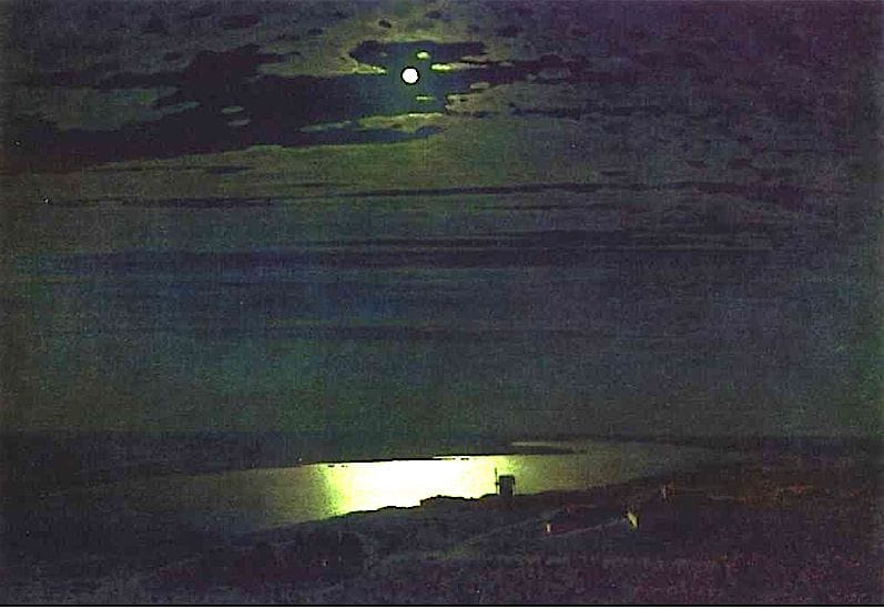 Artwork Title: Moonlight Night on the Dnieper
