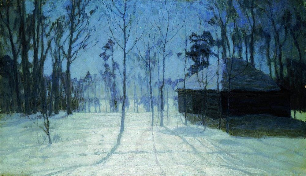 Artwork Title: Зимний вечер (Winter Evening)